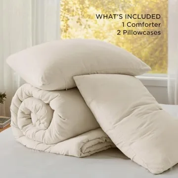 Bedsure King Size Comforter - Soft & Luxurious Bedding