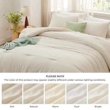 Bedsure King Size Comforter - Soft & Luxurious Bedding