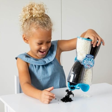 Black & White Playfoam Pluffle for Sensory Bins, Ages 3+