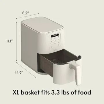 Bella Slim Air Fryer with 6 Preset Cooking Options