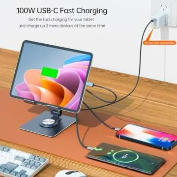 Universal 7-in-1 Docking Station for iPad & Galaxy Tab