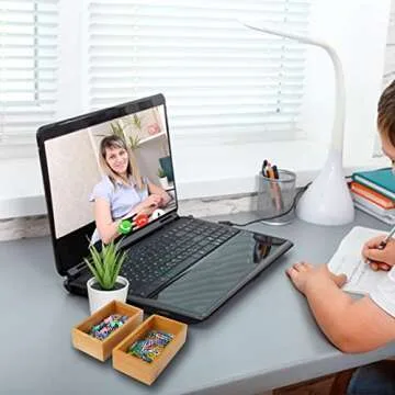 Aviboo Bamboo Storage Box for Home & Office Organization