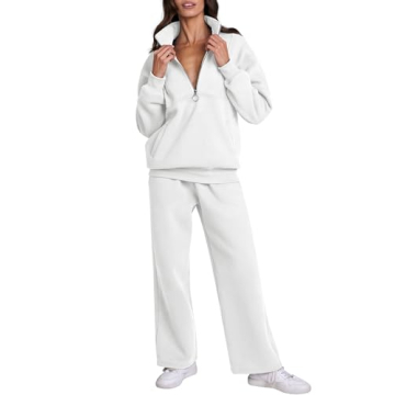 ANRABESS Women's Oversized Sweatsuit Set - Cozy Fall Lounge Wear