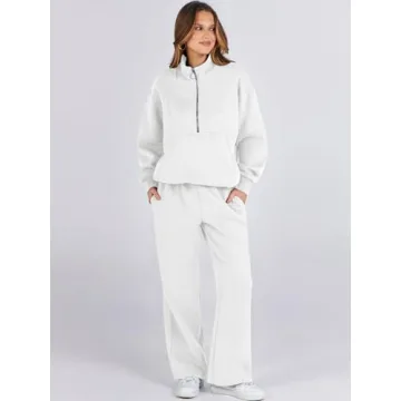 ANRABESS Women's Oversized Sweatsuit Lounge Set Fall Tracksuit