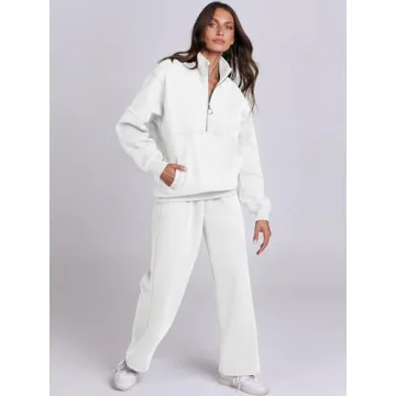 ANRABESS Women's Oversized Sweatsuit Lounge Set Fall Tracksuit