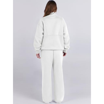 ANRABESS Women's Oversized Sweatsuit Lounge Set Fall Tracksuit