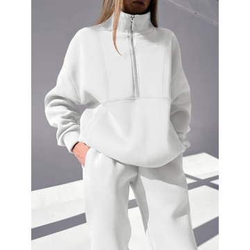ANRABESS Women's Oversized Sweatsuit Lounge Set Fall Tracksuit