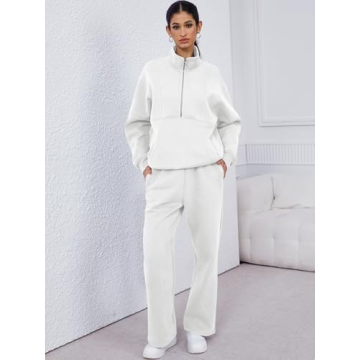 ANRABESS Women's Oversized Sweatsuit Lounge Set Fall Tracksuit