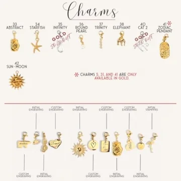 Handmade Gold Carabiner Charm Necklace for Women