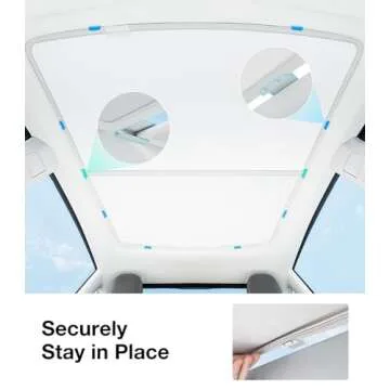 Wigoo 2025 Upgrade Tesla Model Y Sunshade Roof