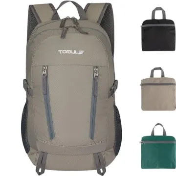 TOMULE Light Hiking Backpack for Women and Men - Ultralight Waterproof Travel Daypack