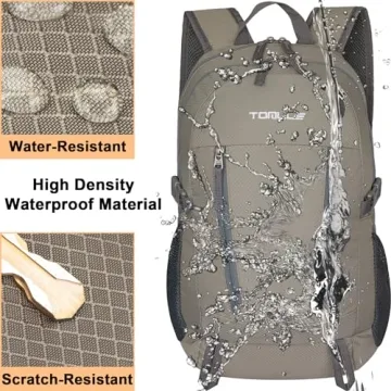 TOMULE Lightweight Waterproof Hiking Backpack for Day Trips