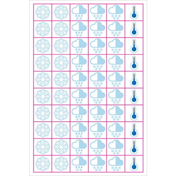 Vibrant Weather Planner Stickers (300 Icons) for Fun Organization