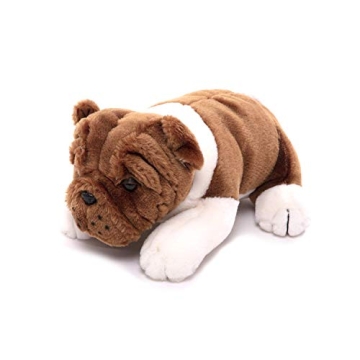 Plushland Realistic Stuffed Animal Toys Puppy Dog, Holiday Plush Figures for Kids, Babies to Play wi...