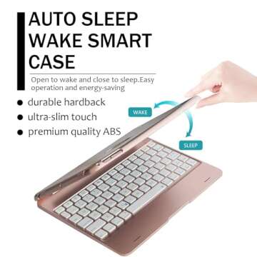 NOKBABO iPad Keyboard Case for 9.7 inch iPads