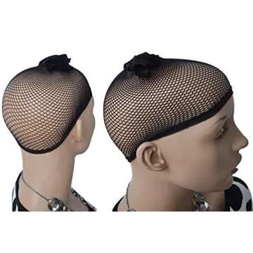 ANOGOL Hair Cap+Pink Long Straight Anime Game Cosplay Costume Party Full Head Wig Cosplay Wig For Ha...