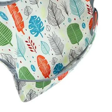 PandaEar 3 Pack Super Light Weight Baby Bib, Waterproof, Washable, Stain Oil and Odor Resistant 12-48 Months