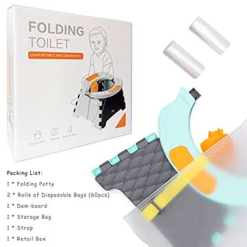 Portable Toddler Potty Training Seat for Easy Travel