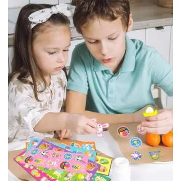 Easter Stickers for Kids - 400 Pcs Fun Craft Supplies