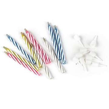 20PCS Magic Relighting Candles for Birthday Fun