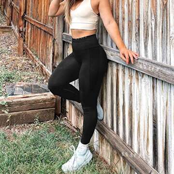 ASAGI Booty Lifting Leggings for Women - High Waist Yoga Pants