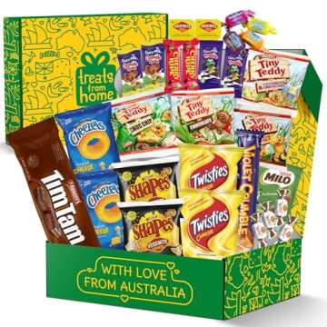Australian Snack Gift Box - 29 Units of Tim Tams, Cherry Ripe, and More!