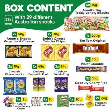 Australian Snack Gift Box - Authentic Aussie Treats