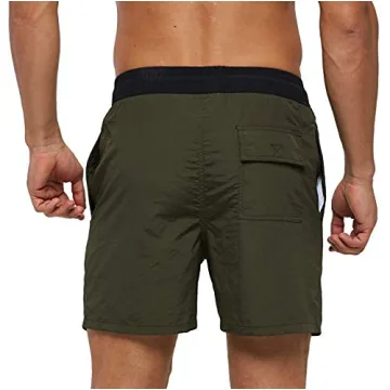 SILKWORLD Men’s Swim Trunks Quick Dry Comfortable Beach Gear