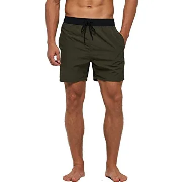 SILKWORLD Men’s Swim Trunks Quick Dry Comfortable Beach Gear