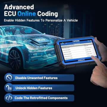 TOPDON ArtiDiag Pro Bidirectional Scan Tool, ECU Coding OBD2 Scanner Diagnostic Tool, 2 Years Free U...