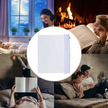 Juesi Flat Book Light - Wireless LED Reading Illuminator
