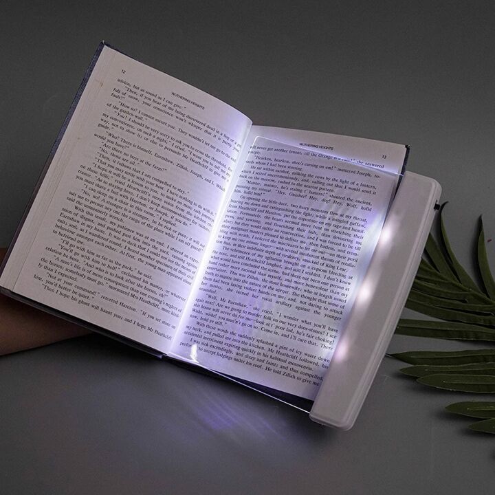 Juesi Flat Book Light - Wireless LED Reading Illuminator