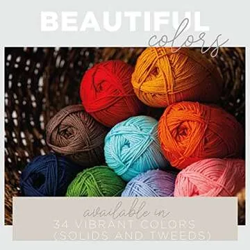 Lion Brand Hue + Me Yarn for Knitting, Crocheting, and Crafting, Bulky and Thick, Soft Acrylic and W...