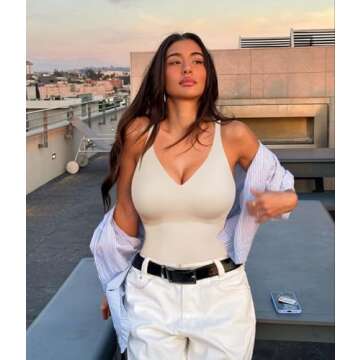 LODAY Compression Tank Tops for Women Seamless Shapewear