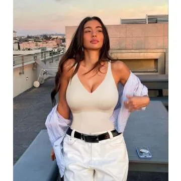 LODAY Compression Tank Tops for Women Seamless Shapewear