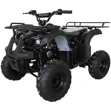 X-PRO ATV 4 wheelers for Sale 125cc ATV Quad Four Wheelers Youth ATV 4 wheelers with Remote Control(Black)