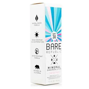 Bare Republic Mineral Tinted Face Sunscreen Lotion SPF 30 (1.7 oz)