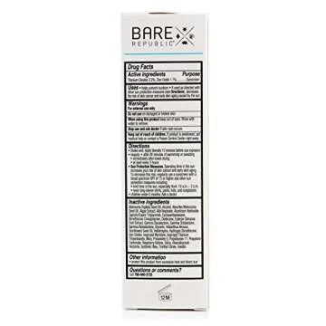 Bare Republic Mineral Tinted Face Sunscreen Lotion SPF 30 (1.7 oz)