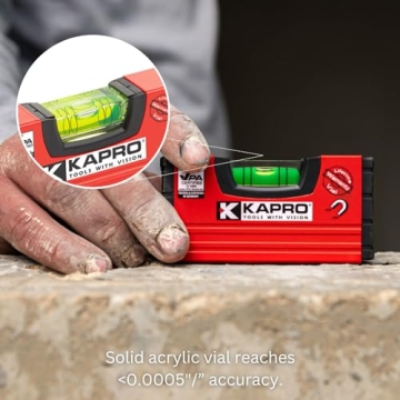 Kapro 246 Handy Pocket Level - Magnetic and Accurate