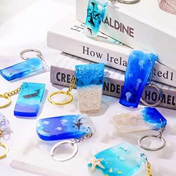 LET'S RESIN Tumbler & Keychain Silicone Molds for Creative Crafts