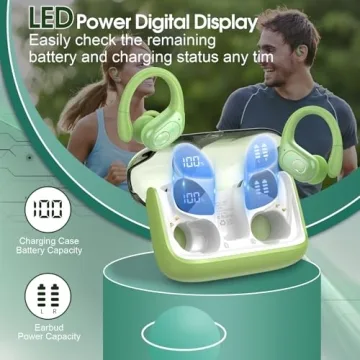 Aptkdoe Wireless Earbuds: 75hrs Battery & Deep Bass