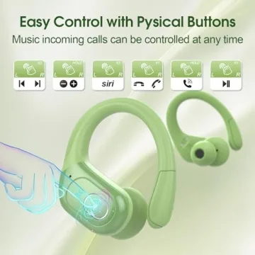 Aptkdoe Wireless Earbuds: 75hrs Battery & Deep Bass