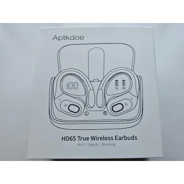 Aptkdoe Wireless Earbuds: 75hrs Battery & Deep Bass