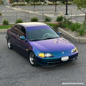 VViViD+ Gloss Chameleon Vinyl Wrap - Blue to Purple Shift