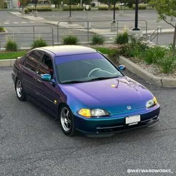 VViViD+ Gloss Chameleon Vinyl Wrap - Blue to Purple Shift