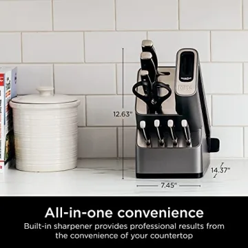 Ninja K52015 Foodi NeverDull 15-Piece Knife Set