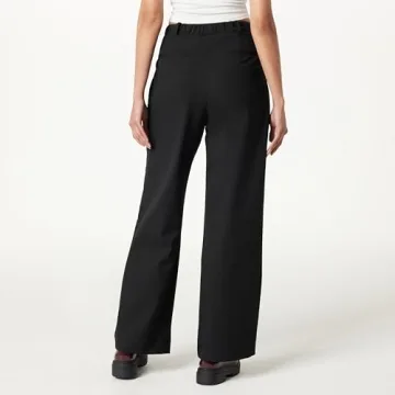 The Drop Women's Wide Leg Trousers – Black M