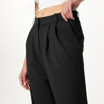 The Drop Women's Wide Leg Trousers – Black M