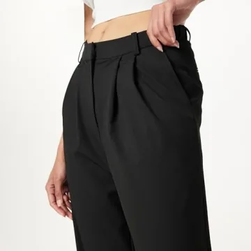 The Drop Women's Wide Leg Trousers – Black M