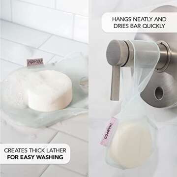 Kitsch Soap Saver Bag – Eco-Friendly Bar Holder for Travel